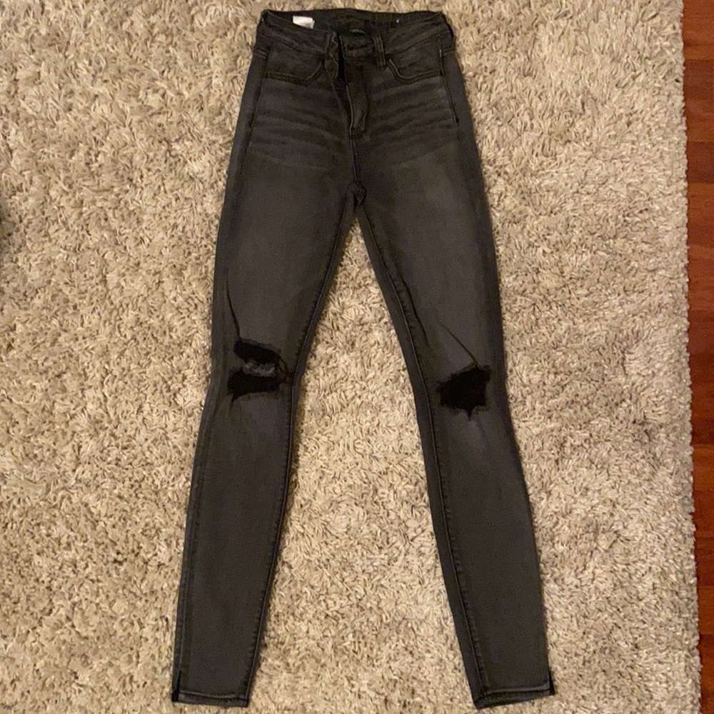 black American eagle jeans